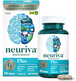 NEURIVA Plus Brain Supplement for Memory, Focus & Concentration + Cognitive Function