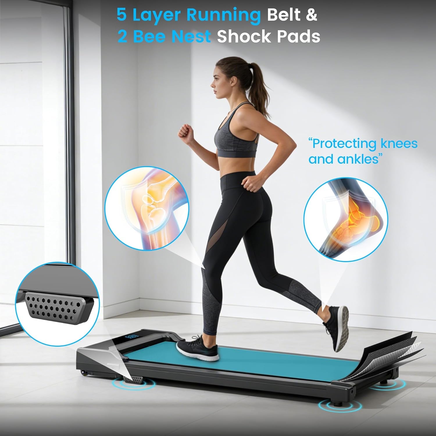 Rythkore Walking Pad Treadmill for Home