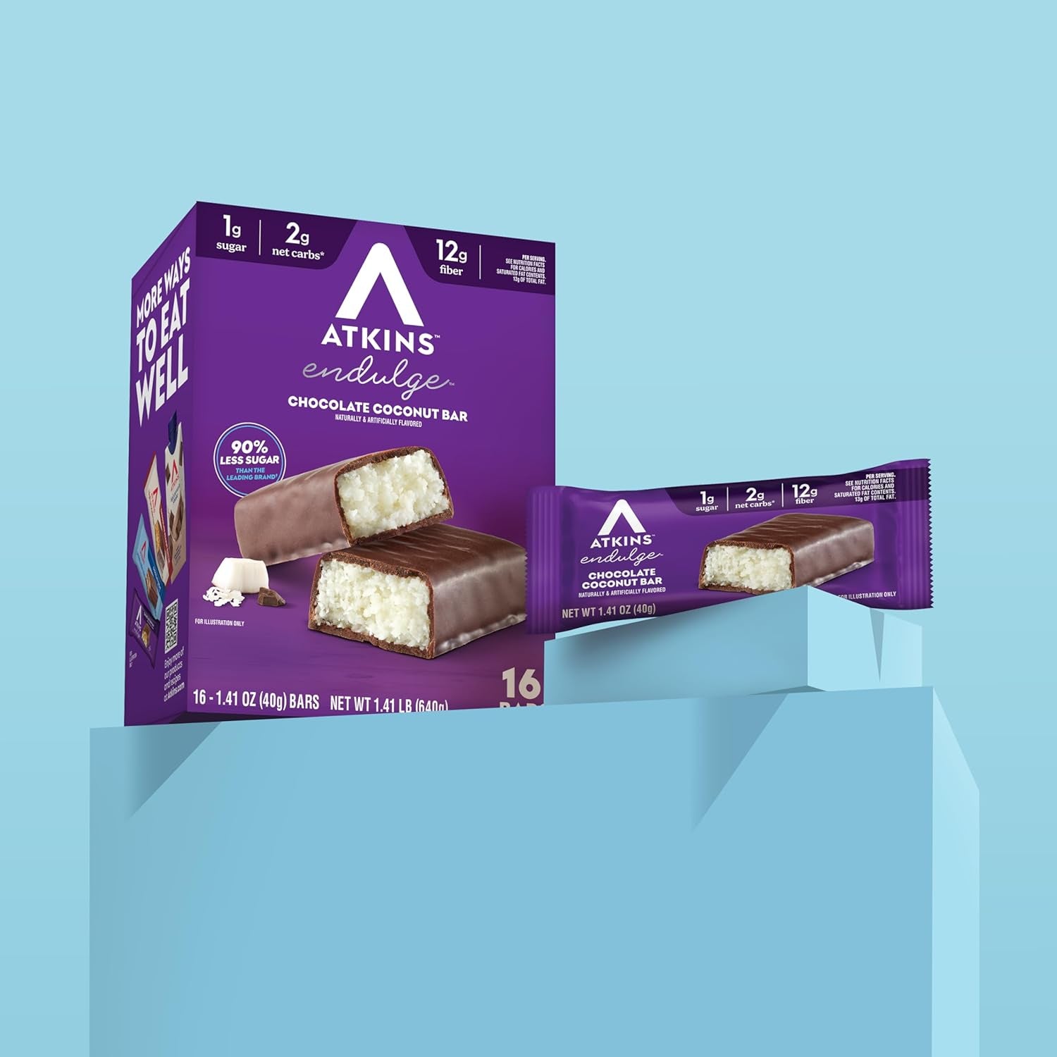 Atkins Endulge Chocolate Coconut Flavored Snack Bar