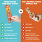 The New Primal Snack Mates Chicken & Maple Sticks, 5G Protein, 35 Calories, (Pack of 90)