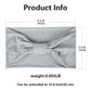 Gili 6 Pack Wide Headbands for Women Non Slip Soft Elastic Hair Bands Yoga Running Sports Workout Gym Head Wraps, Knotted Cotton Cloth African Turbans Bandana (With 6 Pcs Hair Ties)