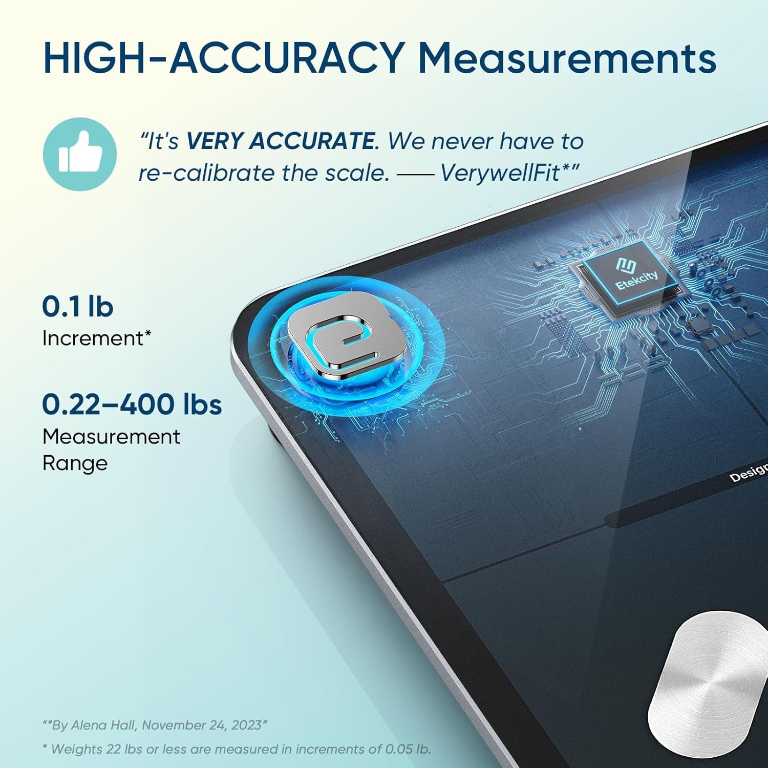 Etekcity Smart Scale for Body Weight