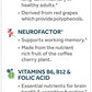 NEURIVA Memory 3D Brain Supplement - Nootropic Capsules for Memory