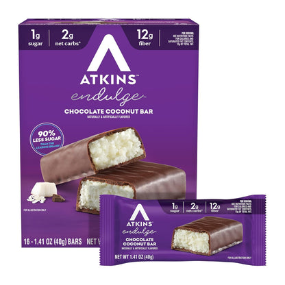 Atkins Endulge Chocolate Coconut Flavored Snack Bar