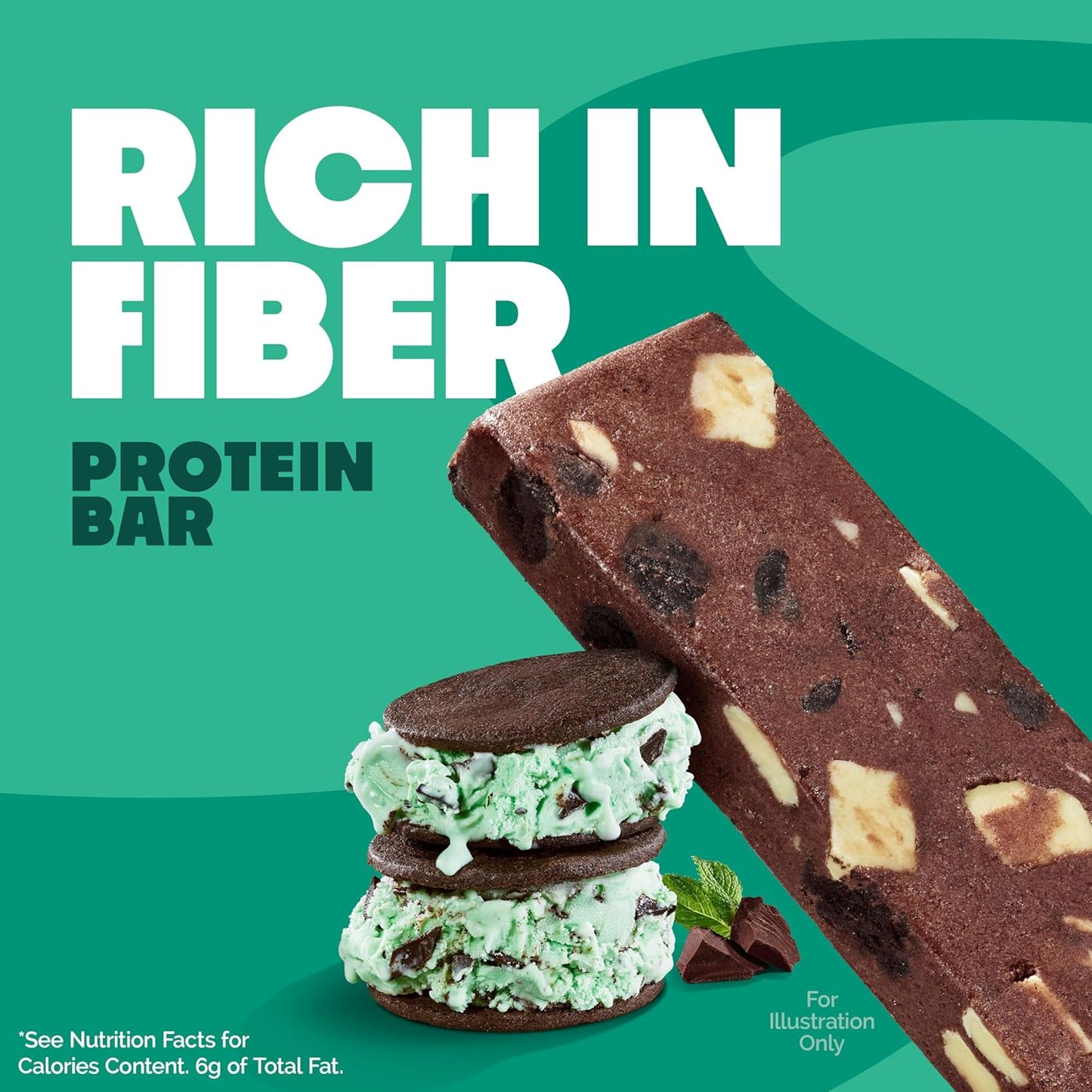 Quest Nutrition Mint Chocolate Chunk Protein Bars, 20G Protein, 12 Count