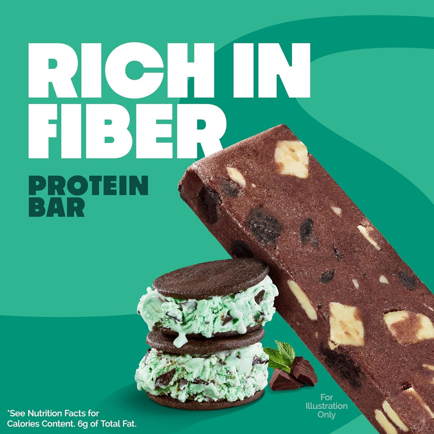 Quest Nutrition Mint Chocolate Chunk Protein Bars, 20G Protein, 12 Count