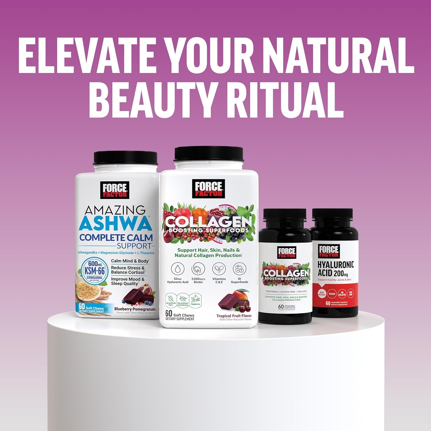 Force Factor Hair Growth Accelerator Multivitamin for Women & Men