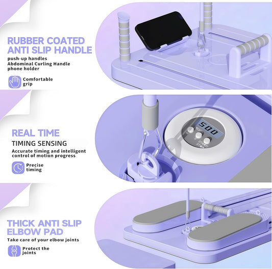 CroyVine Pilates Reformer Board for Home Workout