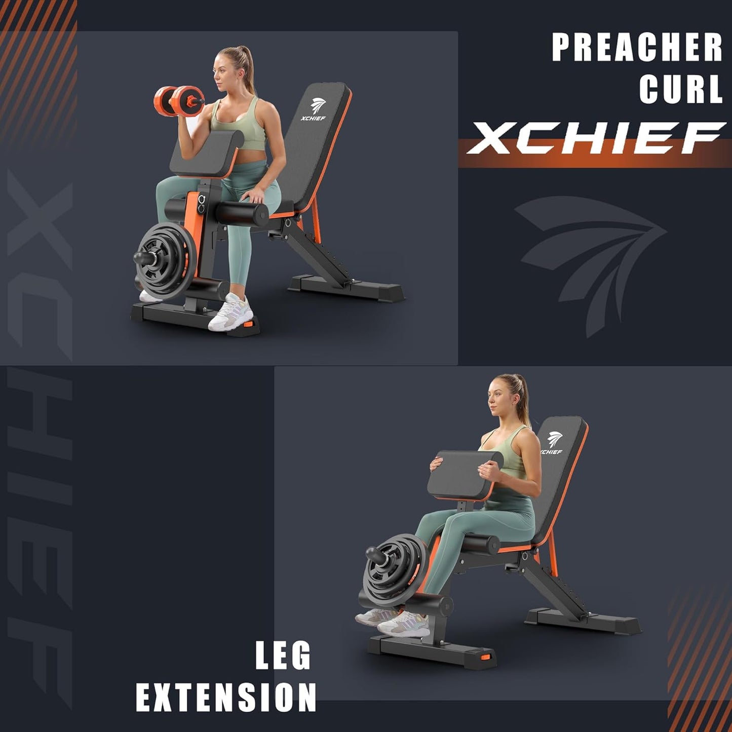 XCHIEF Adjustable Weight Bench