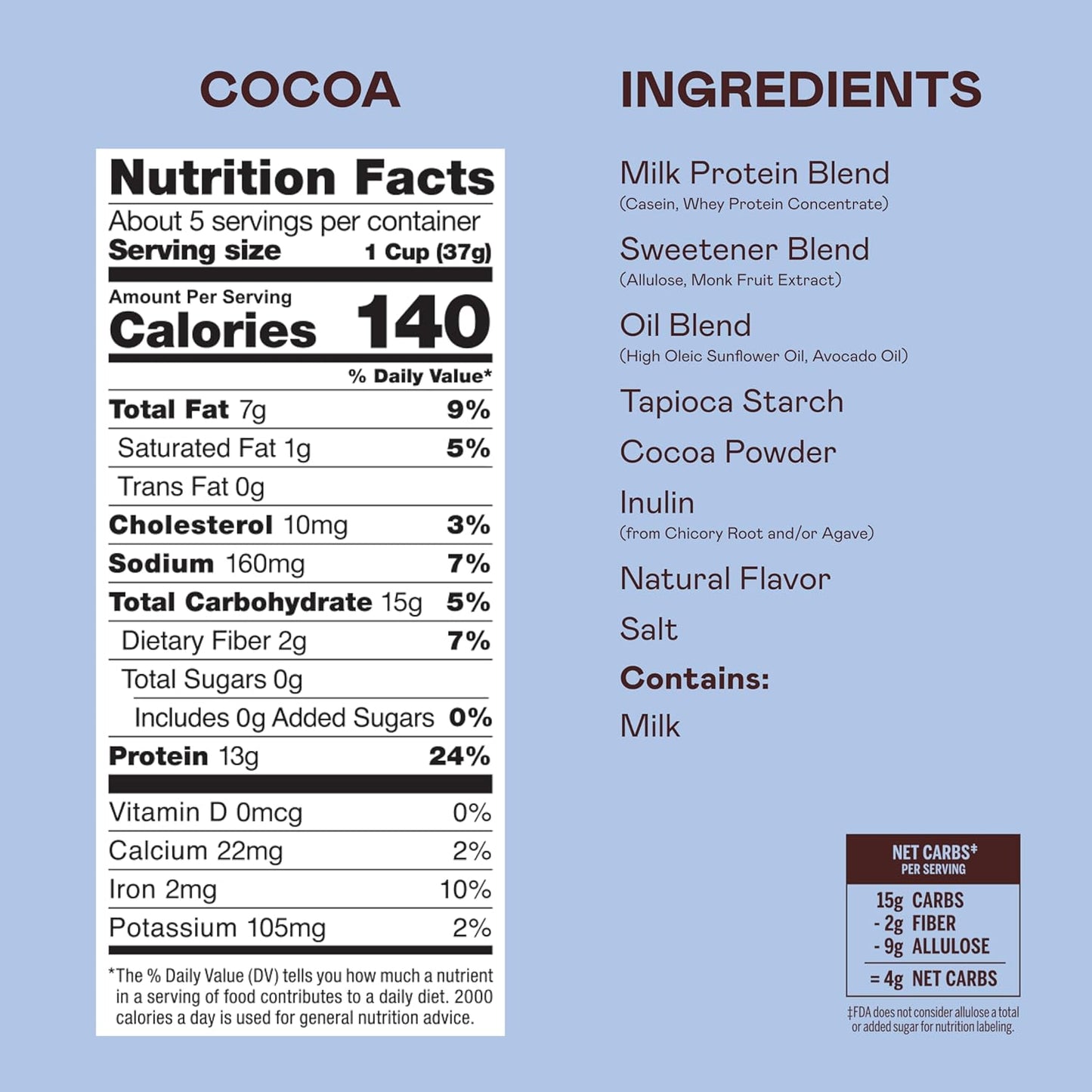 Magic Spoon Cereal - High Protein Cereals - 4 Pack, Cocoa