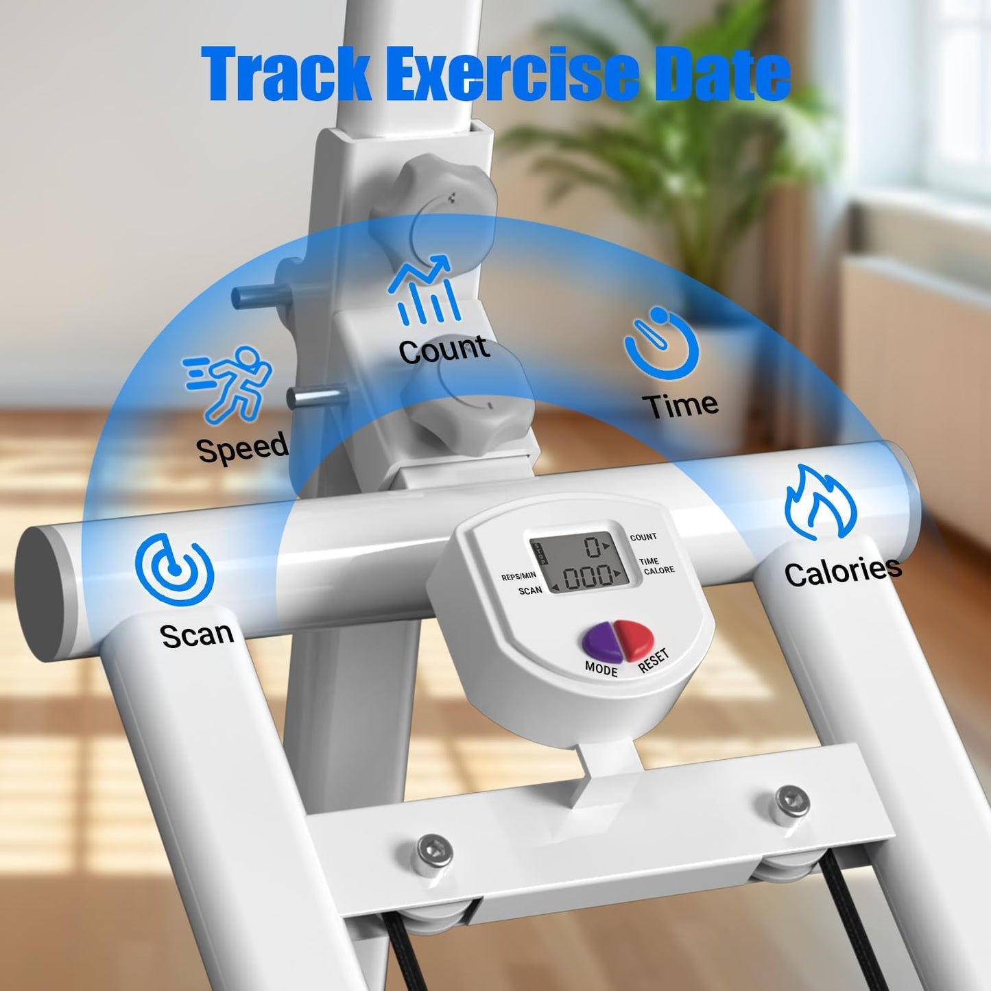 Steppers for Exercise at Home with Handlebar