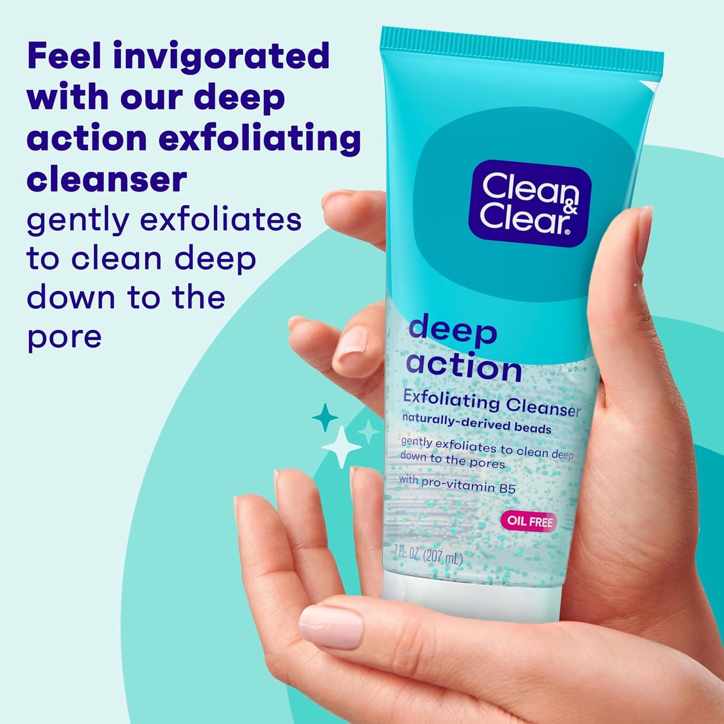 Clean & Clear Deep Action Exfoliating Facial Cleanser