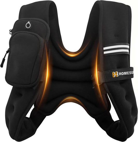 HOMESURE Weighted Vest for Men and Women, 10Lb/15Lb/20Lb/25Lb/30Lb