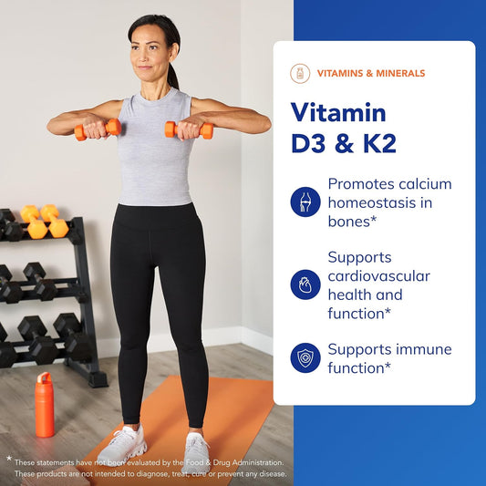 Pure Encapsulations Vitamin D3 & K2 - Bone & Vascular Health Support