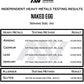 Naked 3LB Non-GMO Egg White Protein Supplement Powder – 25G Protein, 44 Servings, 3 Pounds