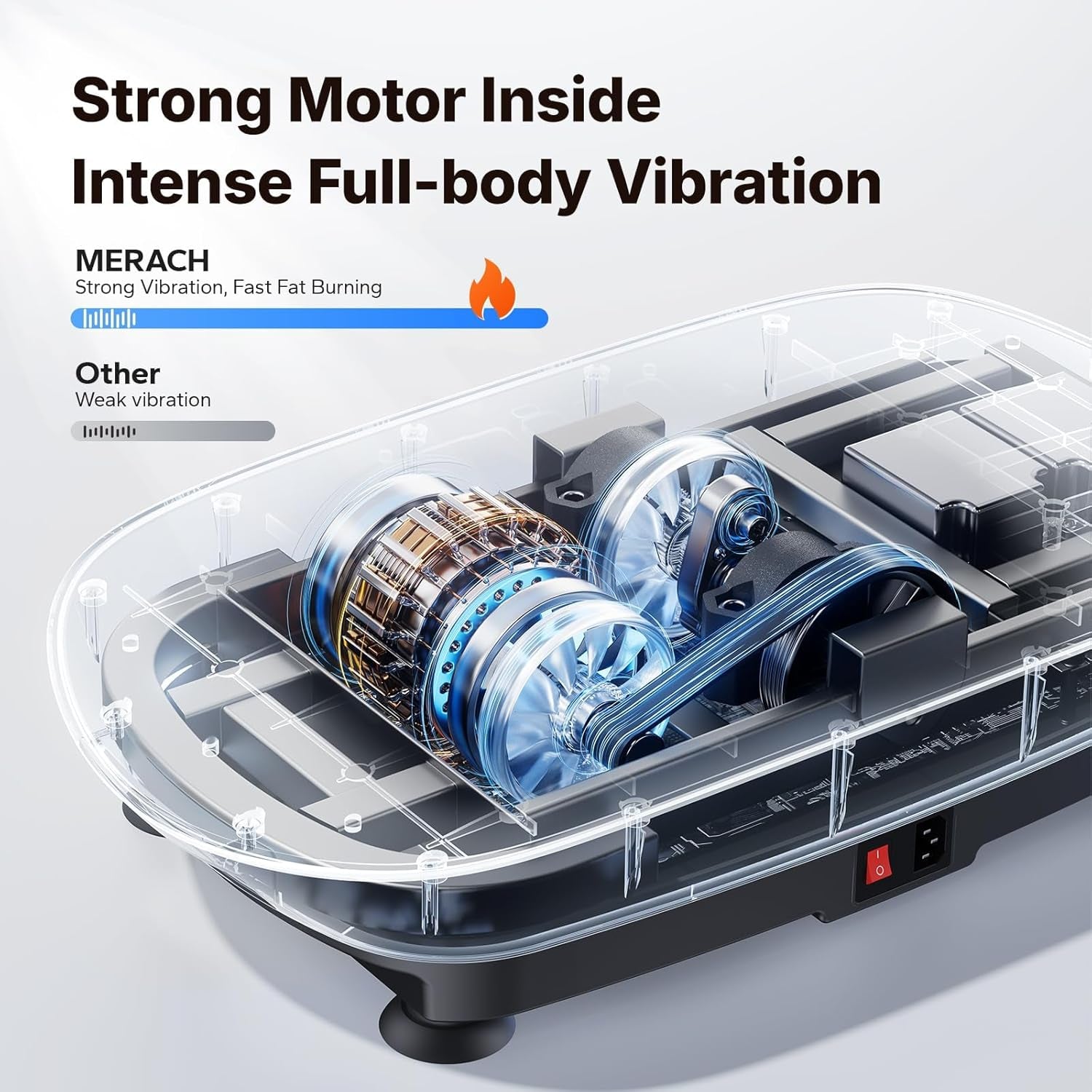 MERACH Vibration Plate Exercise Machine