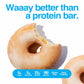 Protein Donuts - 22G Protein, Glazed Vanilla, Zero Sugar Snack - 8 Pack with Two Donuts per Pack