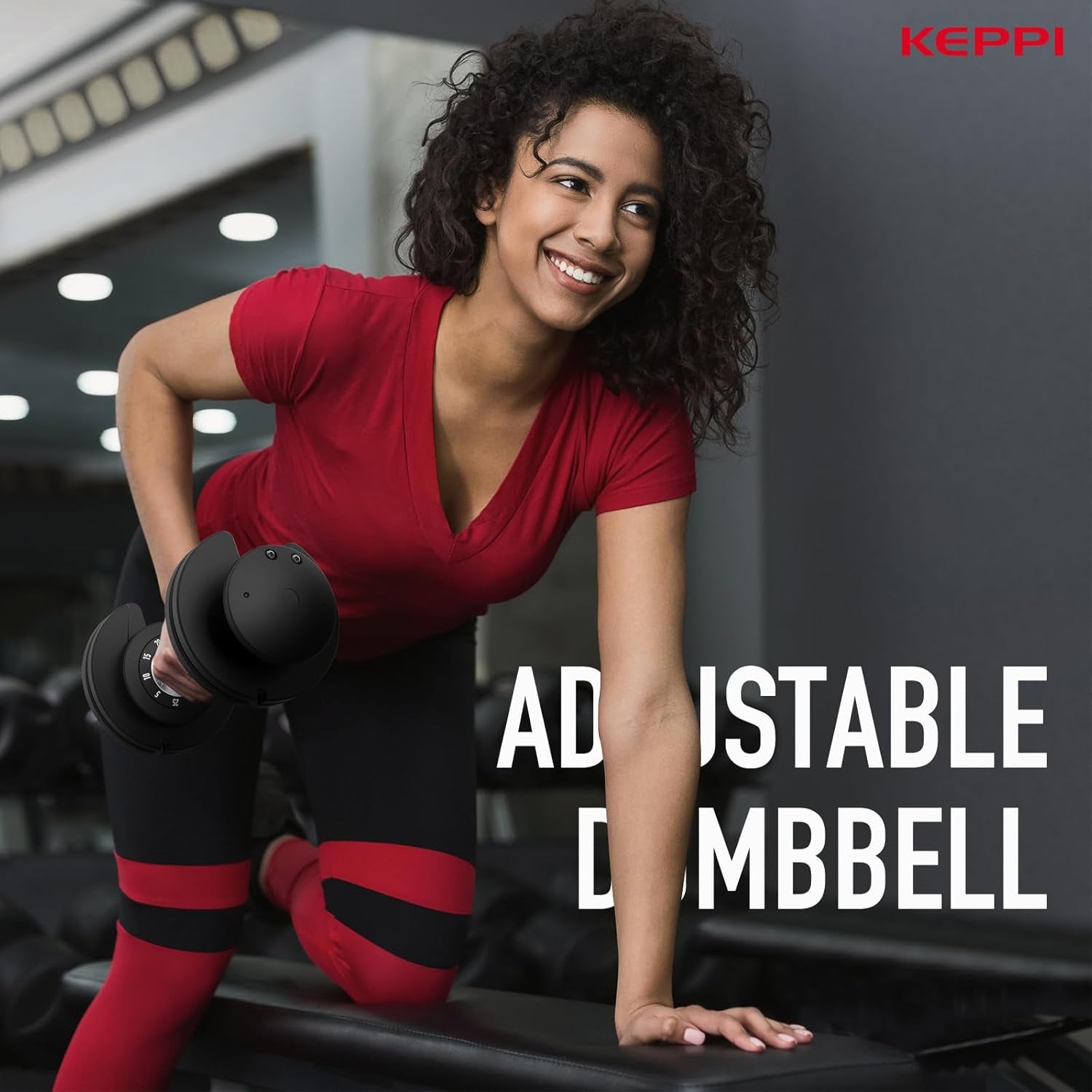 Keppi Adjustable Dumbbells Set - 25lb/50lb