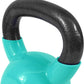 5 - 15lb Vinyl Coated Kettlebell Cast Iron Sets
