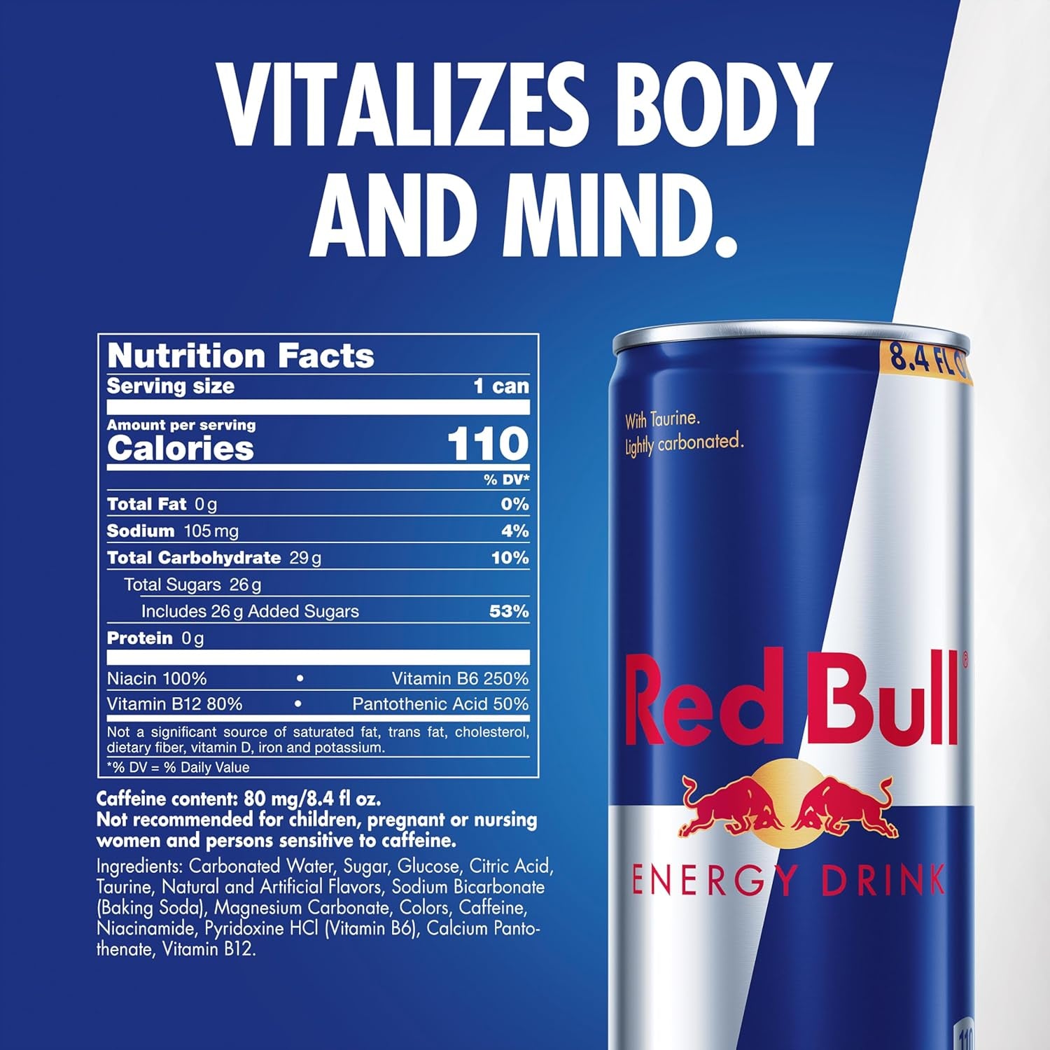 Red Bull Energy Drink (Pack of 24)