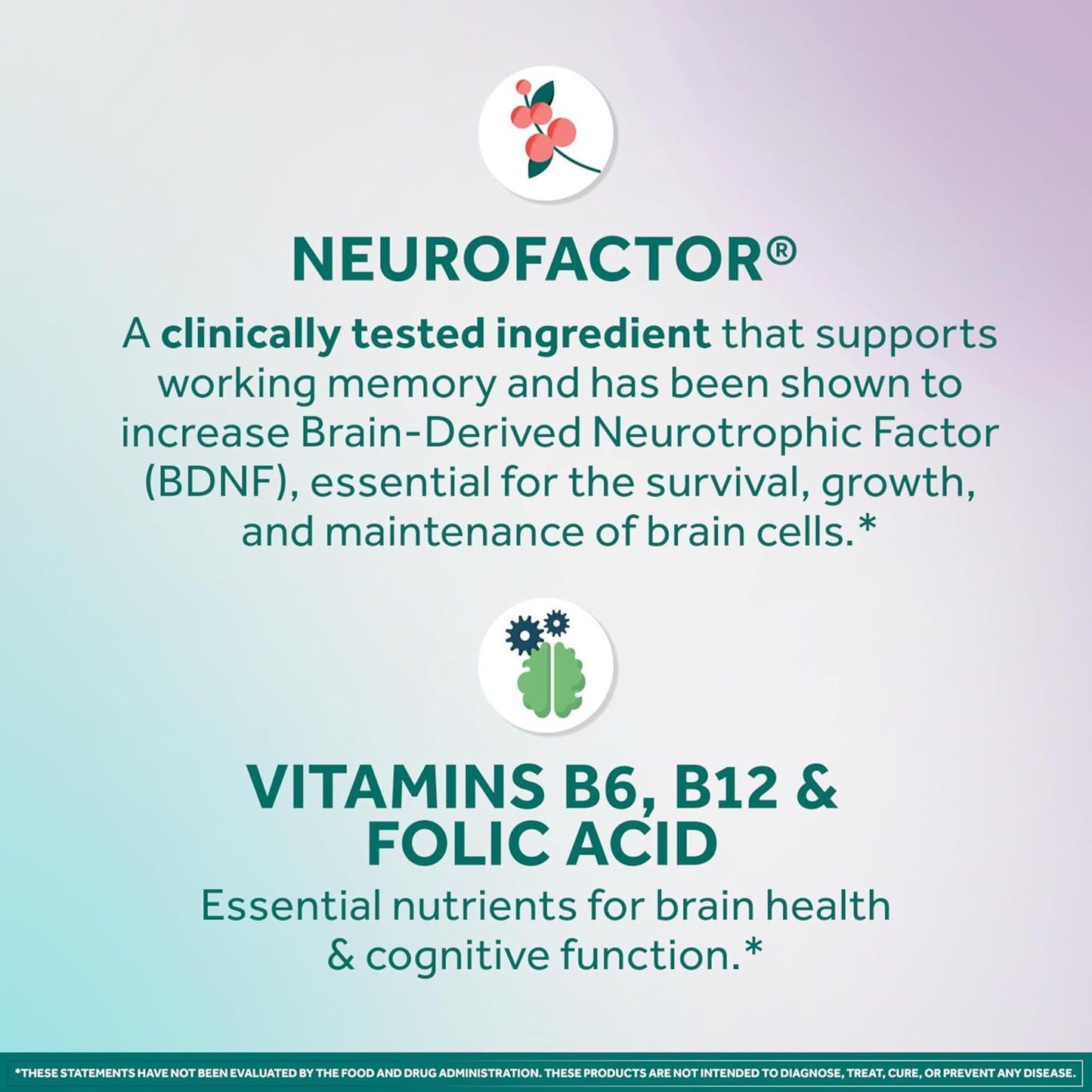 NEURIVA Memory 3D Brain Supplement - Nootropic Capsules for Memory