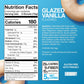 Protein Donuts - 22G Protein, Glazed Vanilla, Zero Sugar Snack - 8 Pack with Two Donuts per Pack