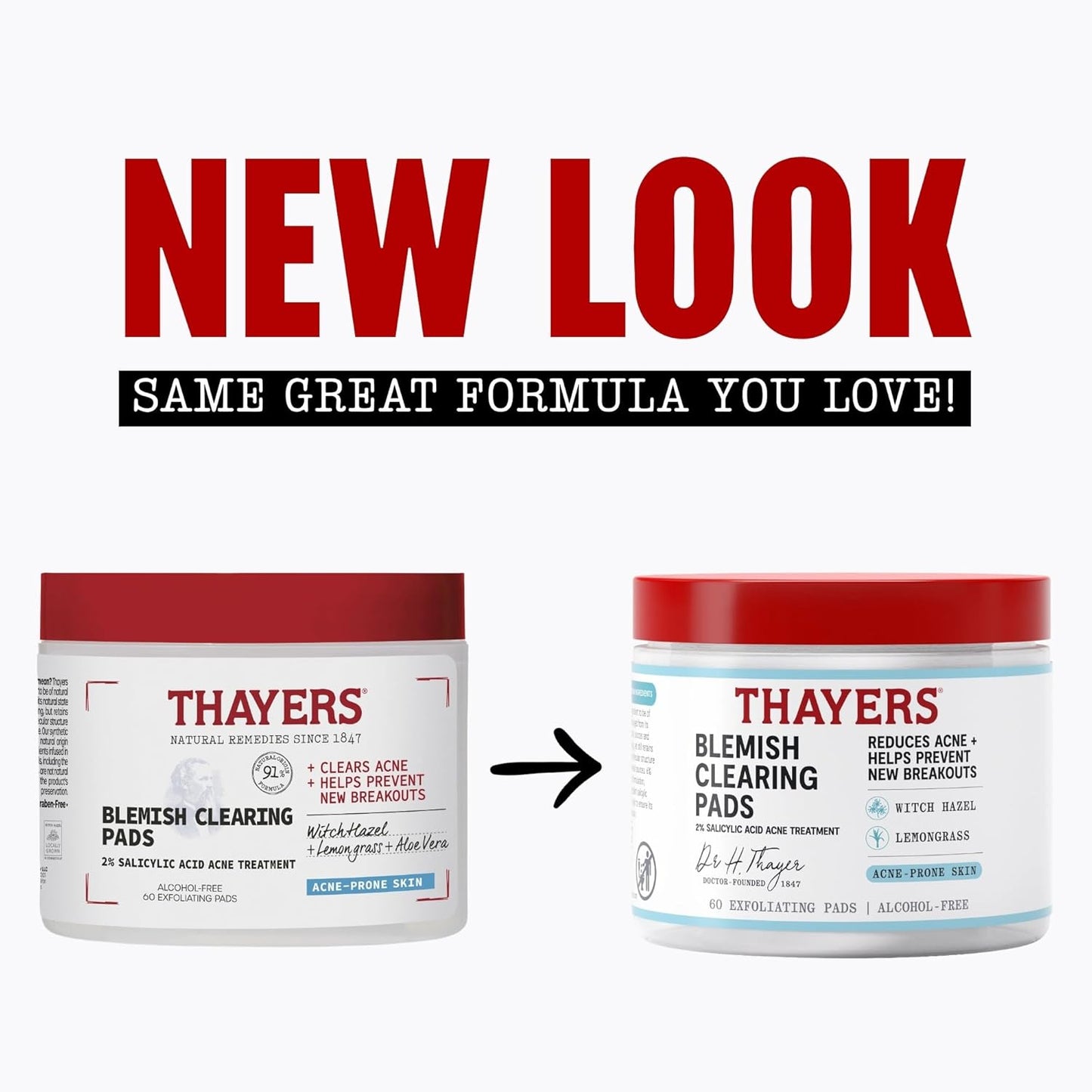 Thayers Blemish Clearing Acne Pads