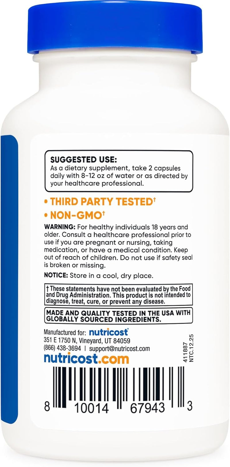 Nutricost Multivitamin for Men 120 Capsules