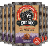Kodiak Cakes Power Bake Muffin Mix, Double Dark Chocolate (Pack of 6)