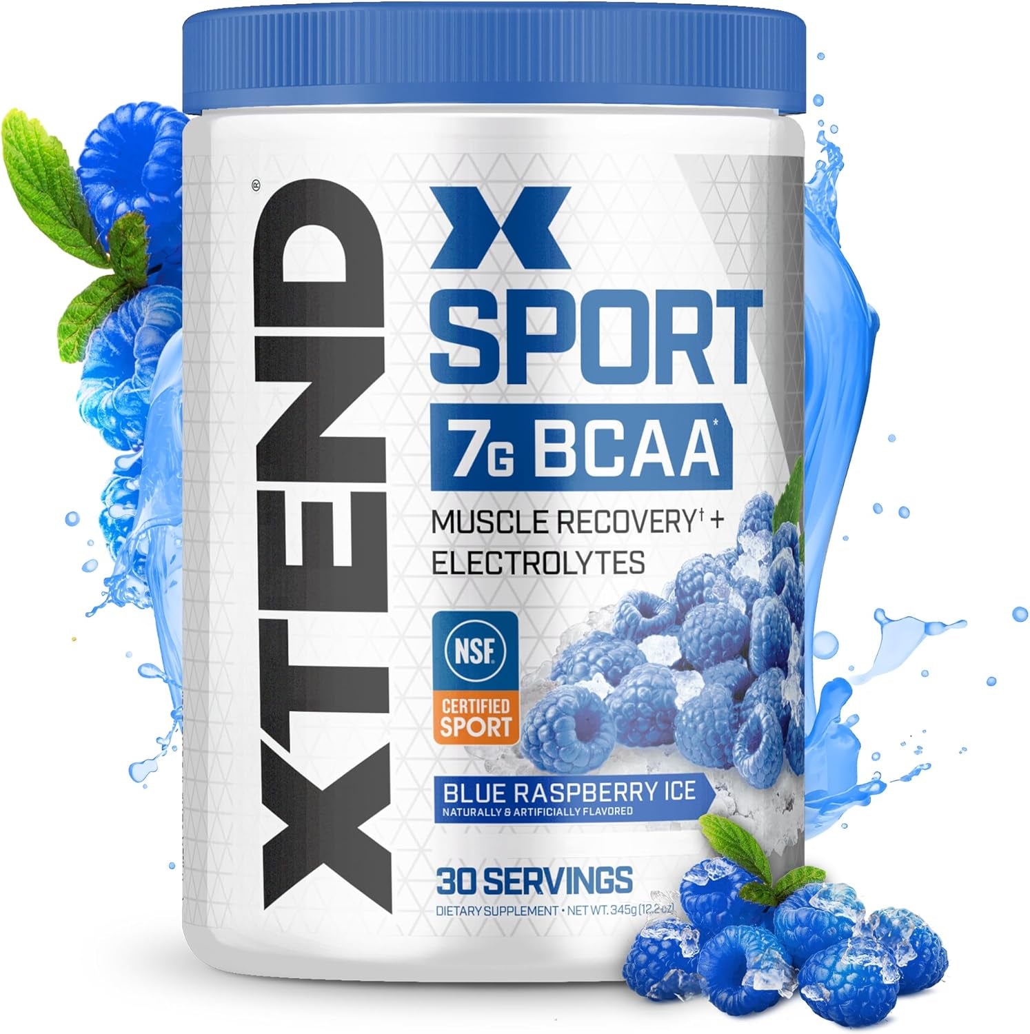 XTEND Sport BCAA Powder Blue Raspberry Ice