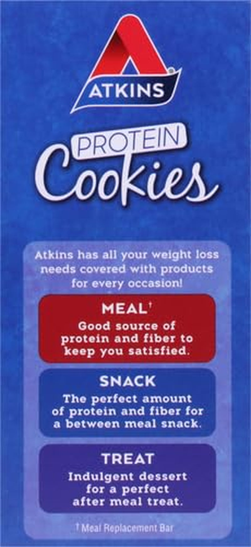 Atkins Chocolate Chip Protein Cookie, 4 Count