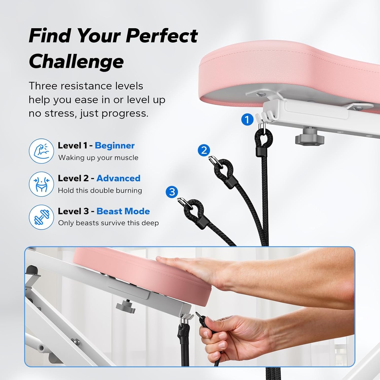 MERACH 2 in 1 Squat Rowing Machine