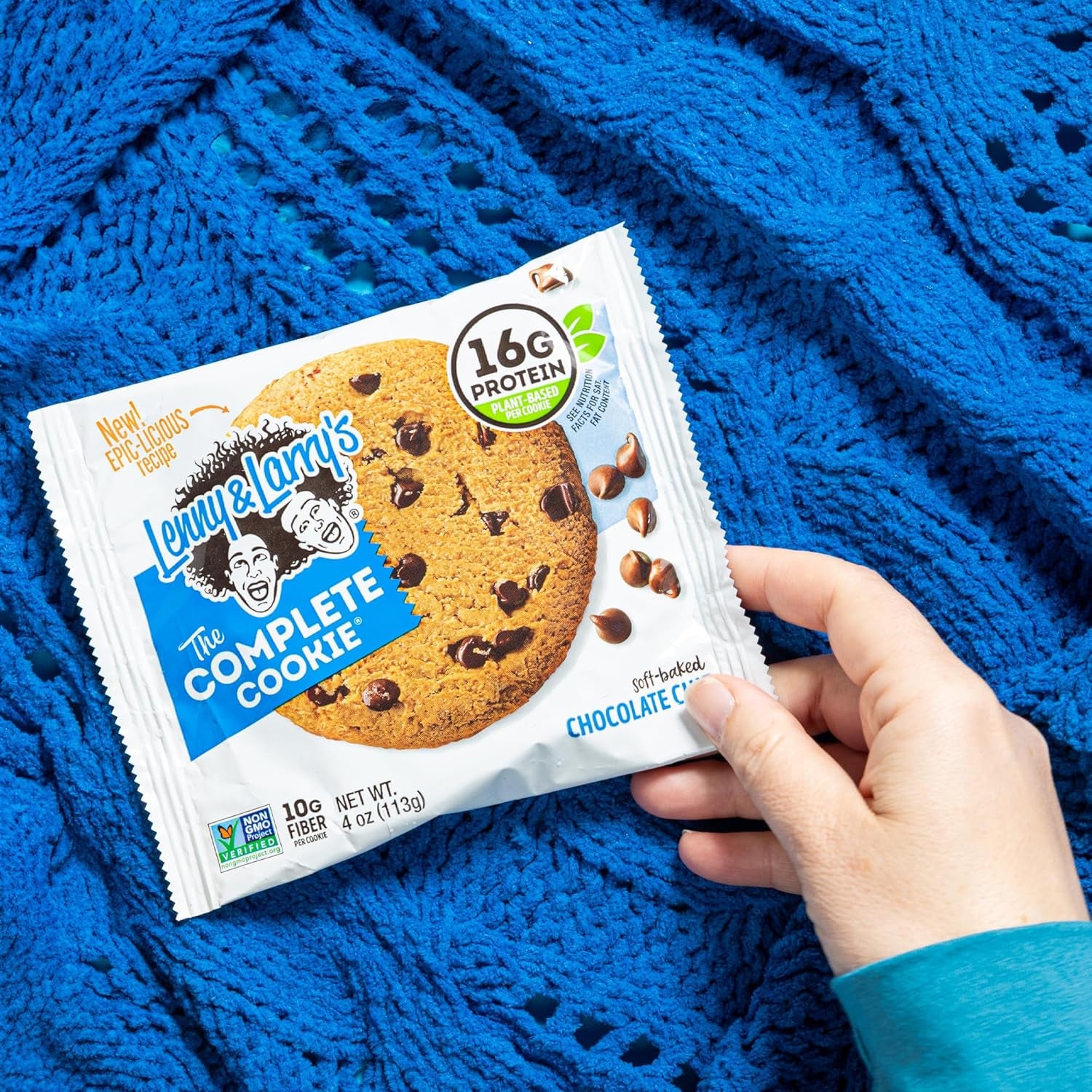Lenny & Larry's Protein Cookie, Chocolate Chip (Pack of 12)