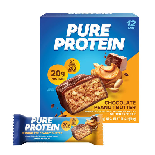 Pure Protein Bars – 20G Protein (12 Count) 