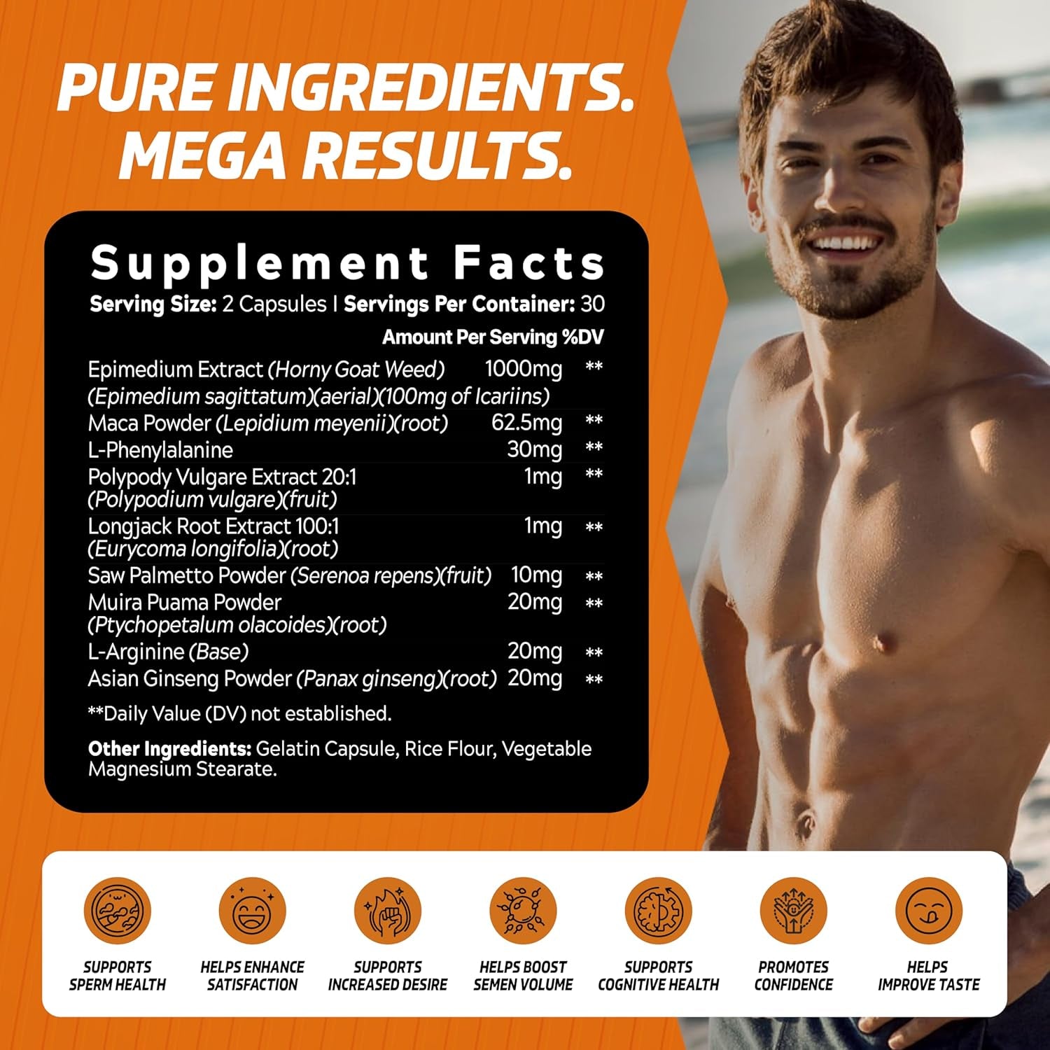 Mega Load Enhancer - Semen Fertility Booster Supplement for Men
