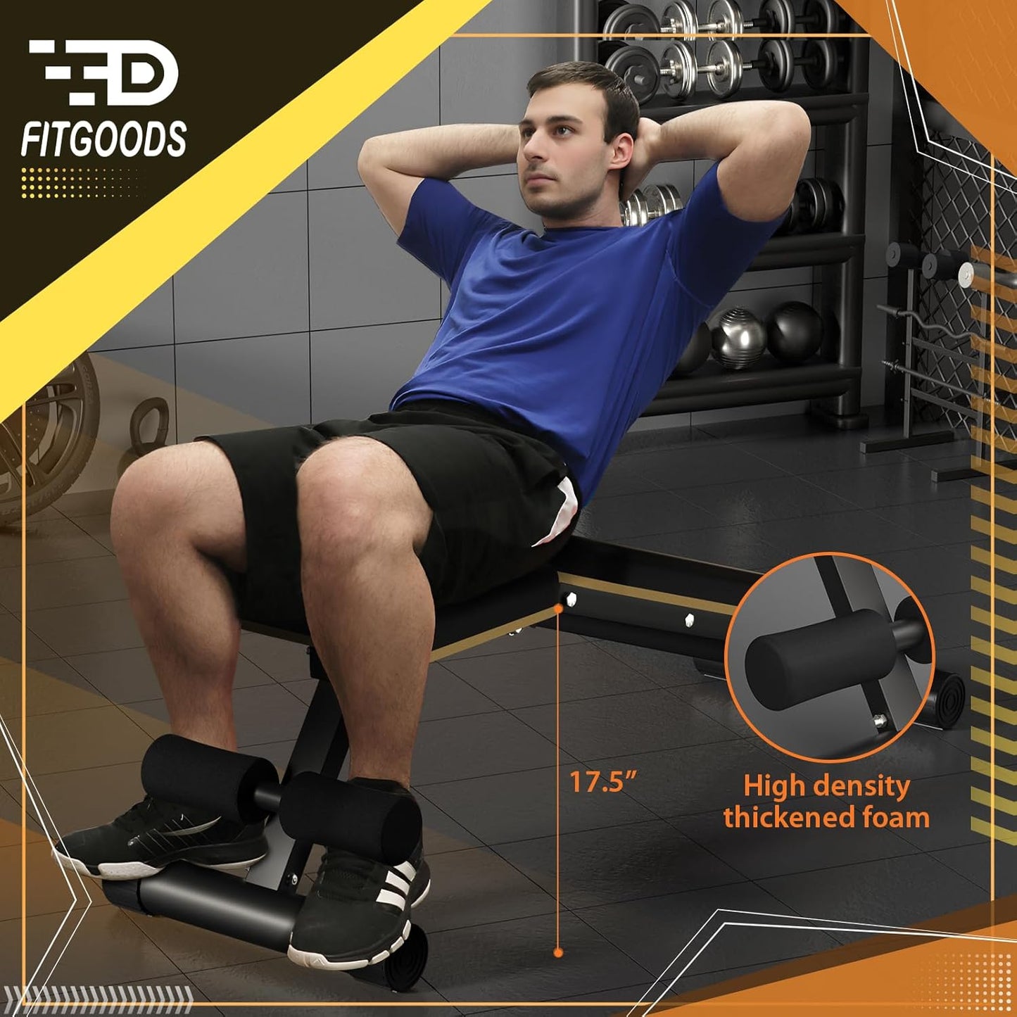 FitGoods Adjustable Weight Bench
