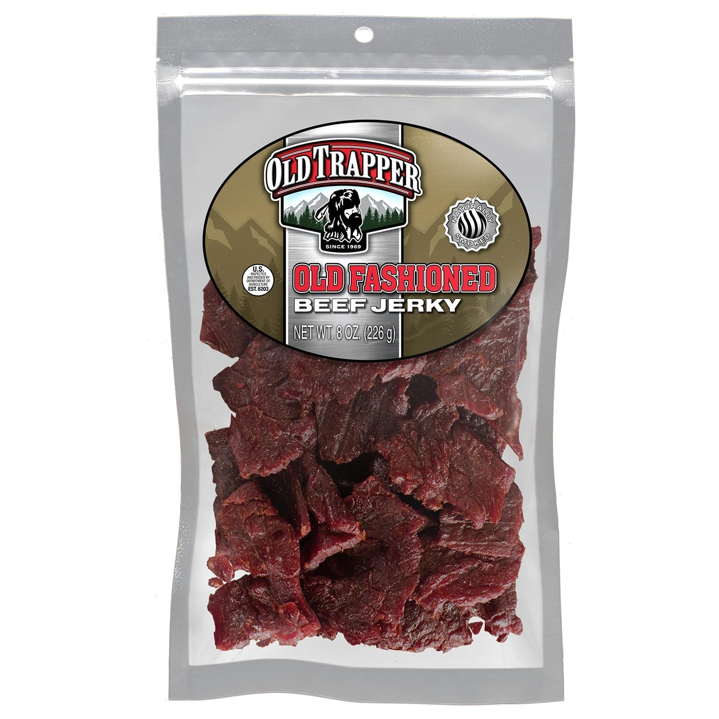 Old Trapper Beef Jerky Old-Fashioned 8 Ounce Pack