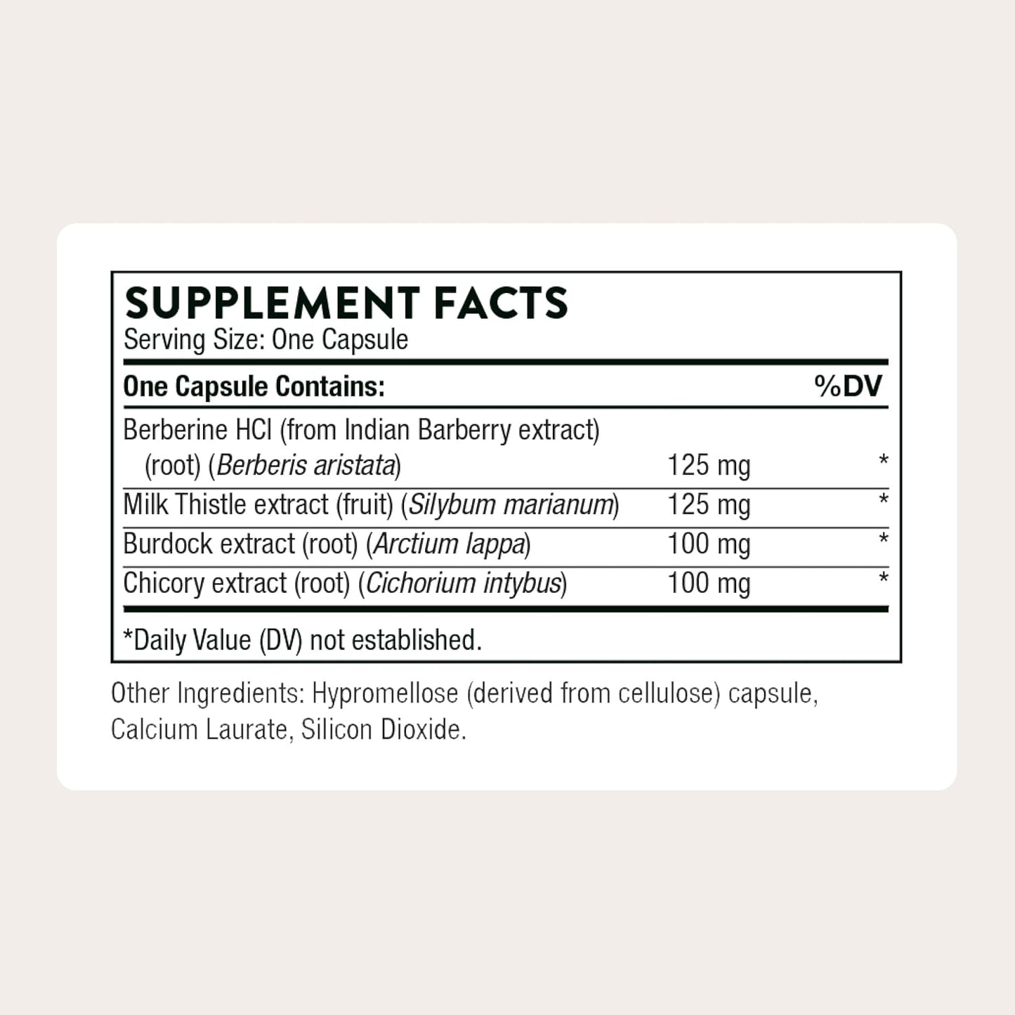 THORNE - Liver Cleanse - Milk Thistle & Berberine Supplement