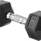 15 Rubber Hex Dumbbell Hand Weight