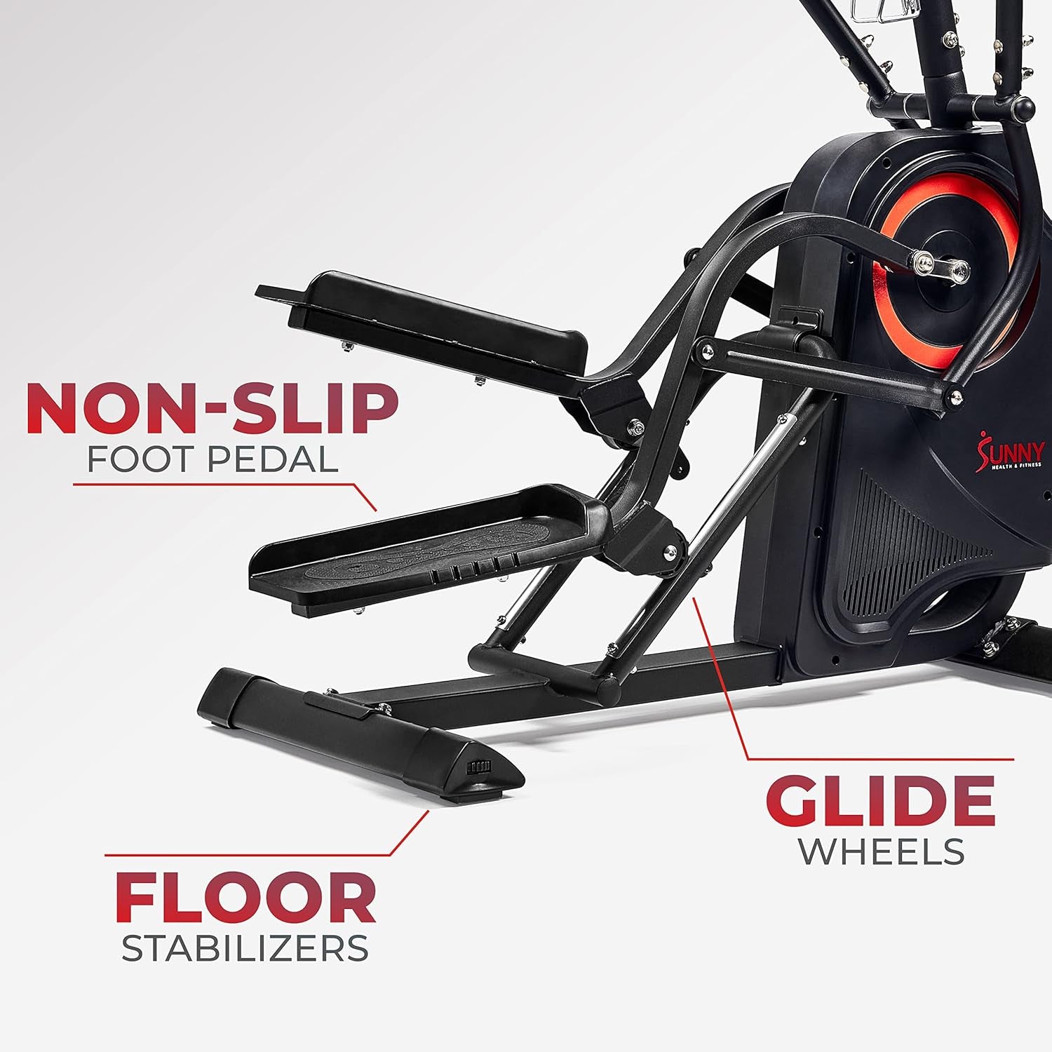 Sunny Health & Fitness Elliptical Exercise Machine with Adjustable Resistance