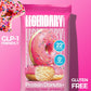 Protein Donuts - 22G Protein, Pink Sprinkle, Zero Sugar Snack - 8 Pack with Two Donuts per Pack