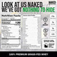NAKED Whey 2LB 100% Grass Fed Whey Protein Powder