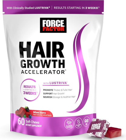 Force Factor Hair Growth Accelerator Soft Chews