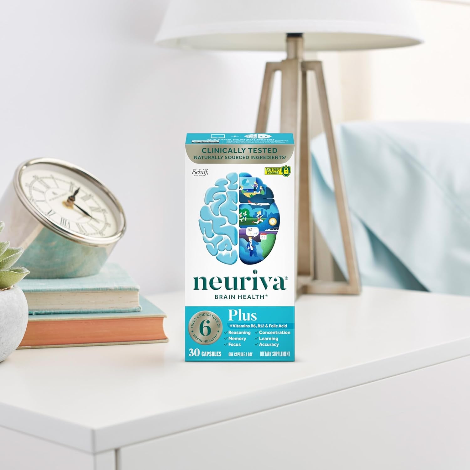 NEURIVA Plus Brain Supplement for Memory, Focus & Concentration + Cognitive Function