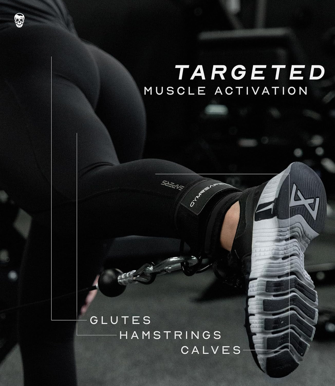 Gymreapers Ankle Straps For Cable Machine Kickbacks