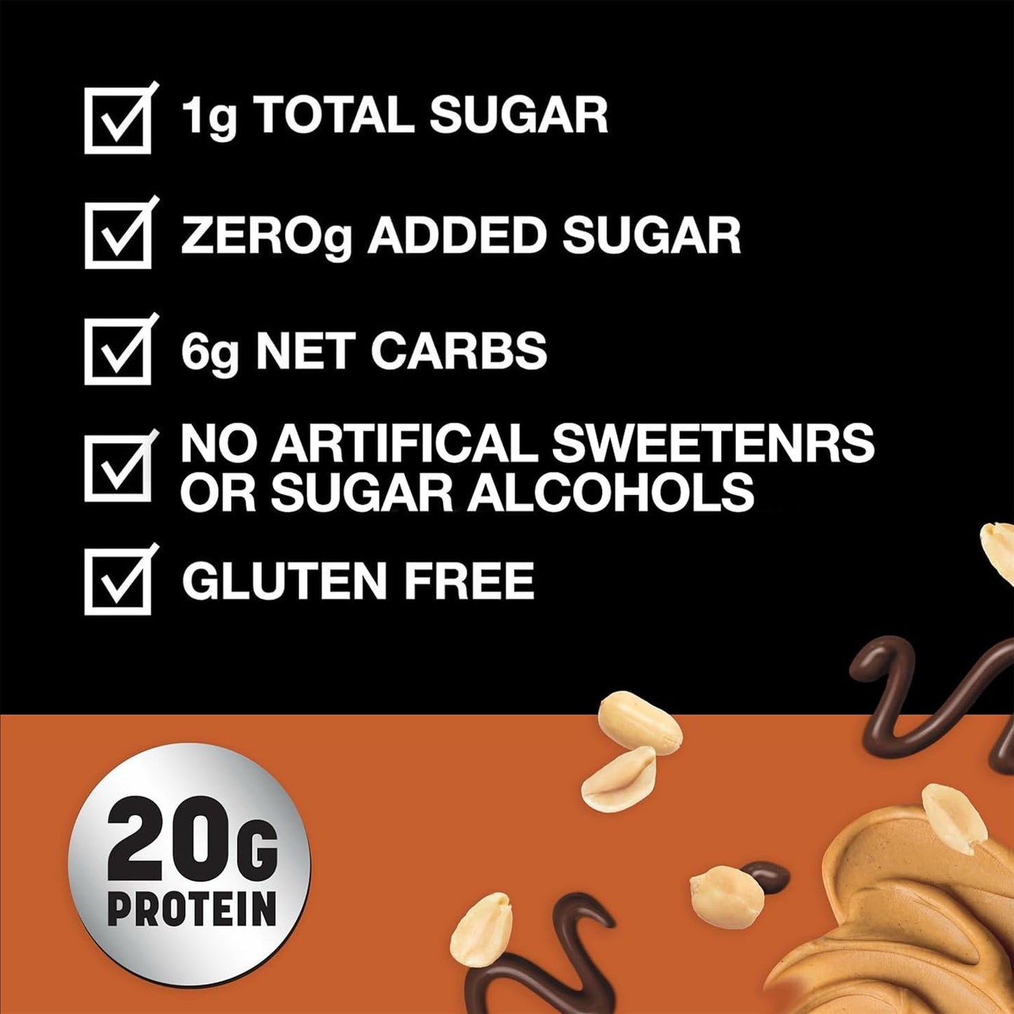 KIND Protein MAX Crispy Chocolate Peanut Butter Snack Bars, 20G of Protein, 12 Count Box