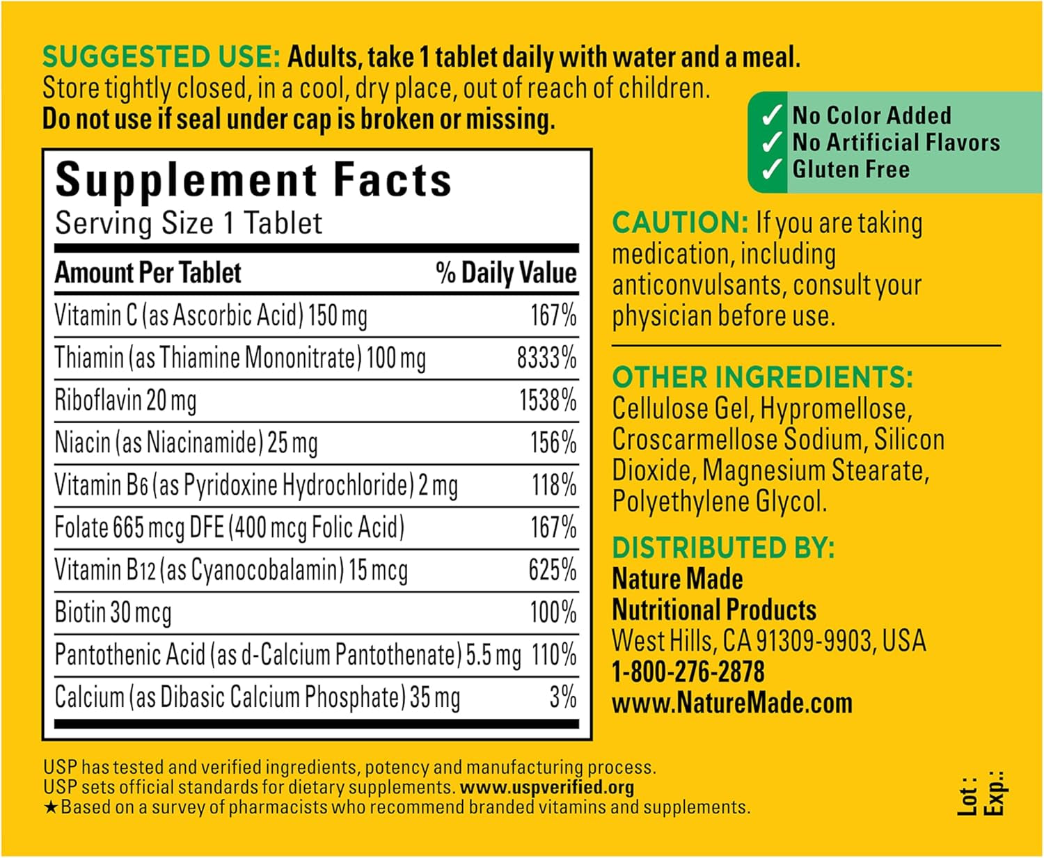 Nature Made Super B Vitamin Complex