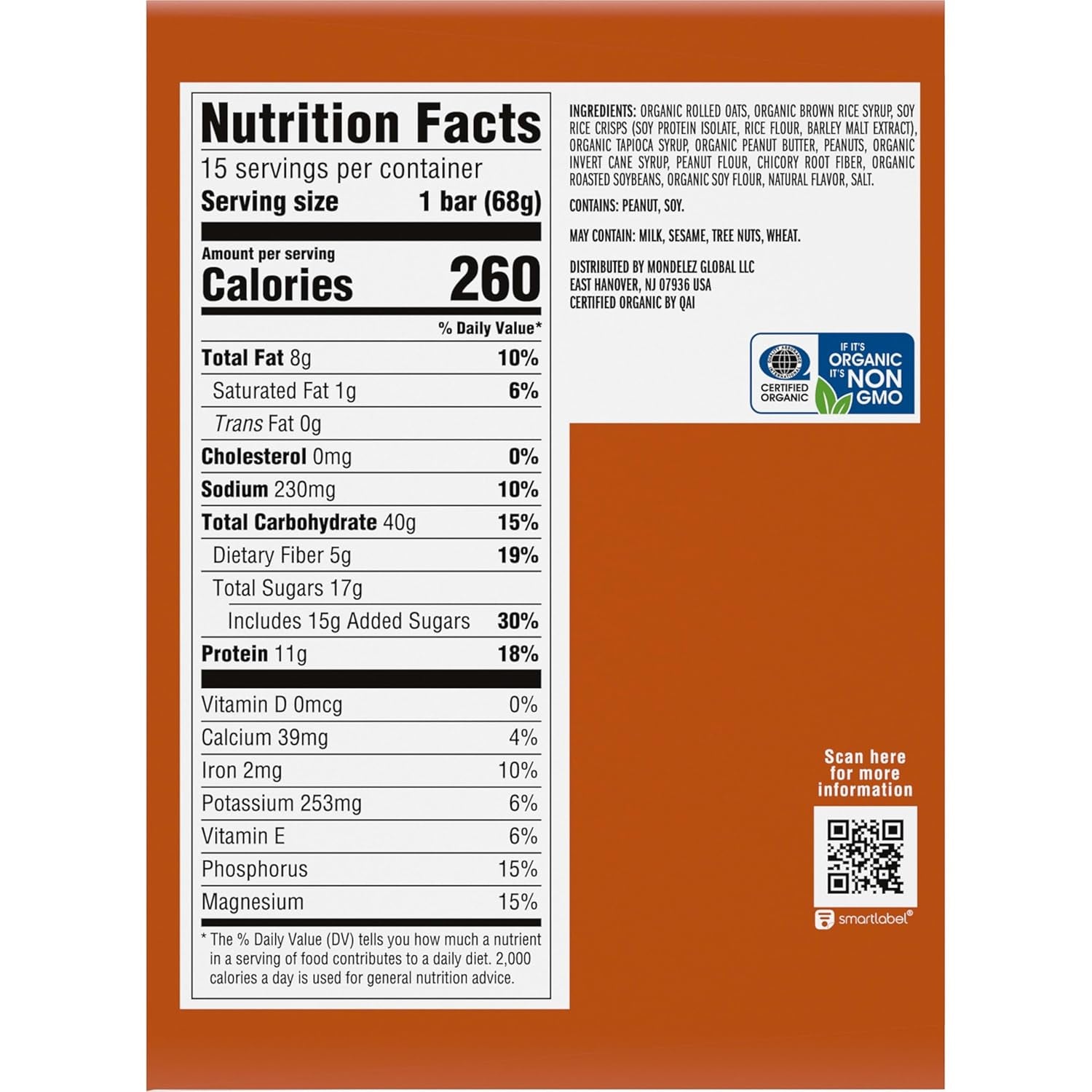 CLIF BAR - Energy Protein Bars - (15 Pack)