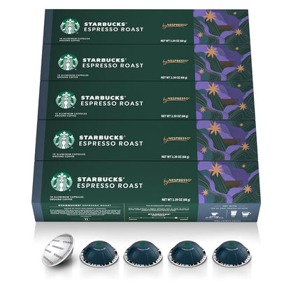 Starbucks by Nespresso Vertuo, Dark Roast Espresso, Brews 1.35 oz.