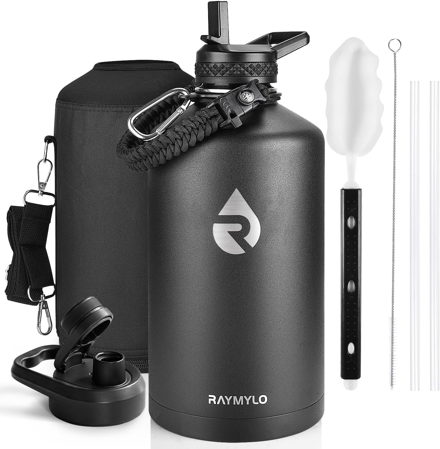 RAYMYLO One Gallon Water Bottle Insulated